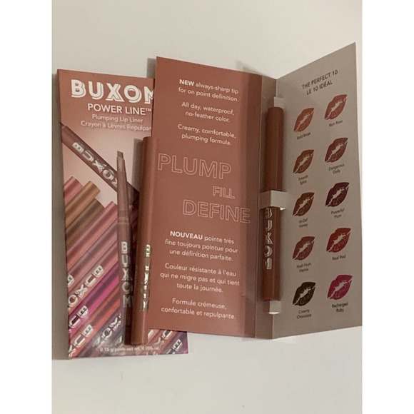 Buxom Makeup 23 Bundle Buxom Power Line Plumping Lip Liner 2x Hush